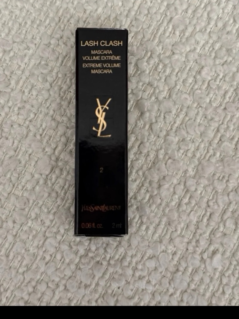 Yves Saint Laurent Lash Clash Mini Mascara in Brown NEW .06 FL OZ.